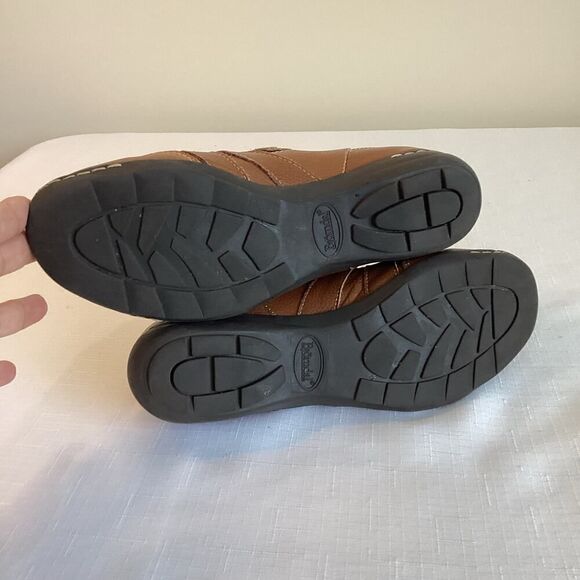 Bjorndal Echo Dark Tan Leather Women's Size 6 1/2 - Picture 5 of 12